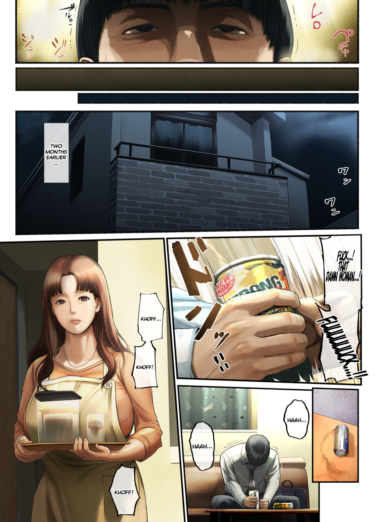 Hentai Manga Comic-My Wife Left Me Because I was -Read-7